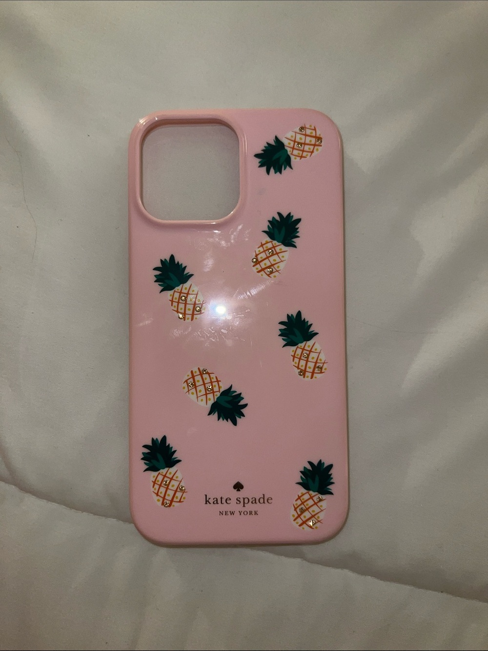kate spade Pink Pineapple Pattern iPhone Case
